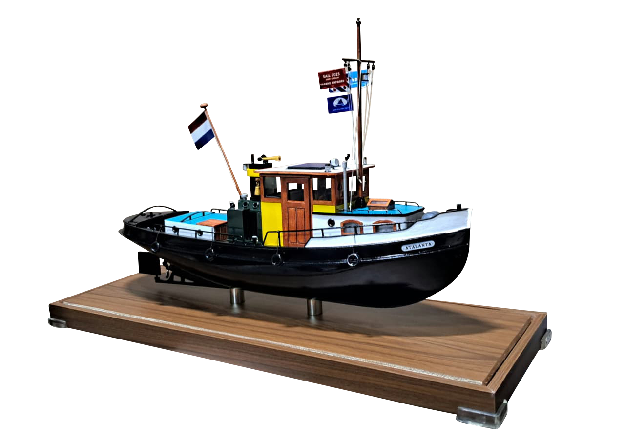Handgemaakt scheepsmodel