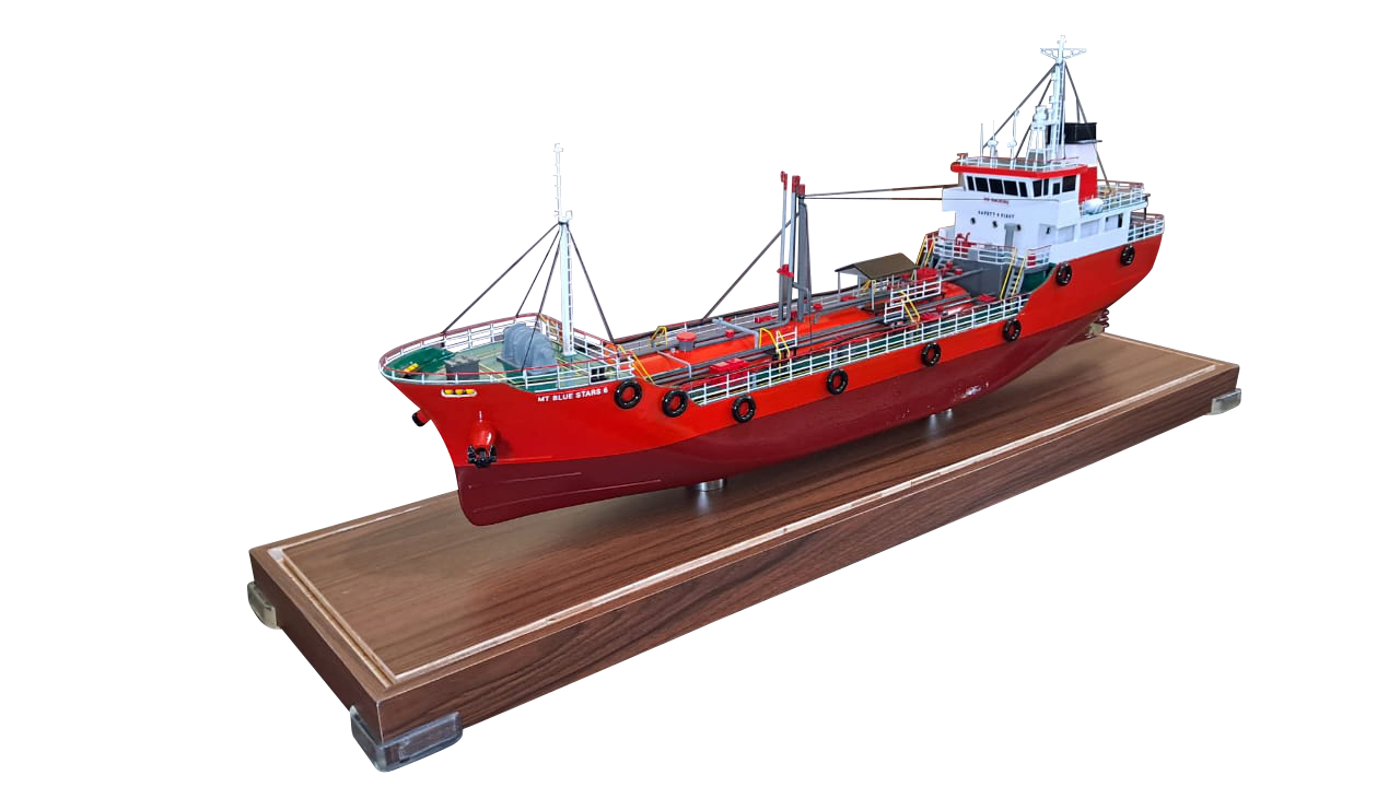 Handgemaakt scheepsmodel